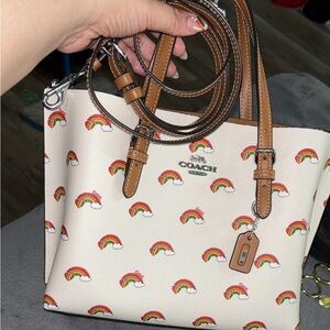 Coach rainbow mollie tote